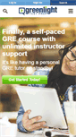 Mobile Screenshot of greenlighttestprep.com